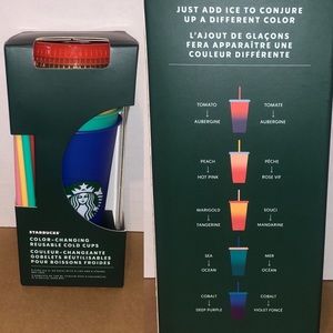 Starbucks Color Changing Reusable Cold Cups